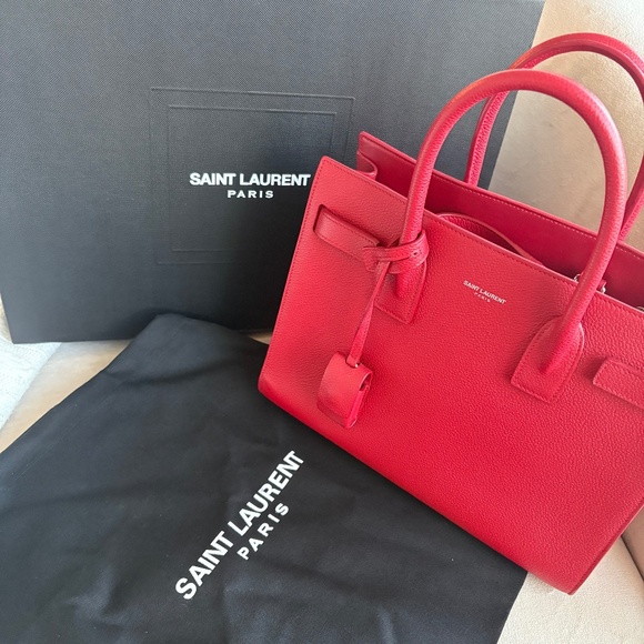 YSL Sac De Jour - Baby - Red - Picture 1 of 8